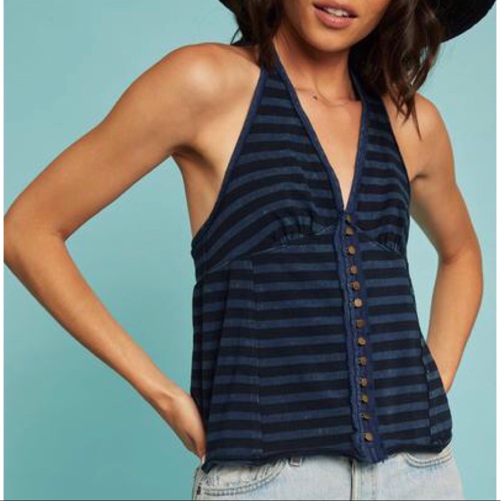 NWT Free People Milo Stripe Tank
